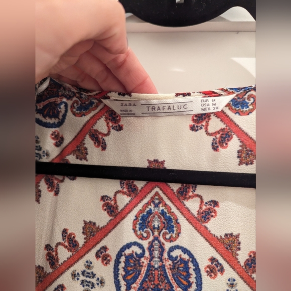 Zara Paisley Print Kimono Jacket Cardigan/CoverUp - Picture 5 of 10